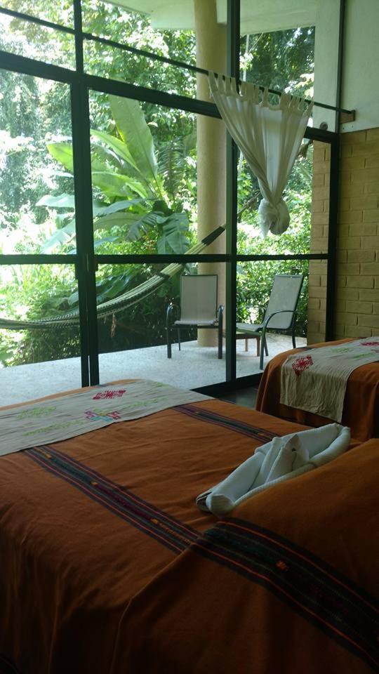 Canto De La Selva Jungle Lodge Selva Lacandona Chiapas Galaxia Eksteriør bilde