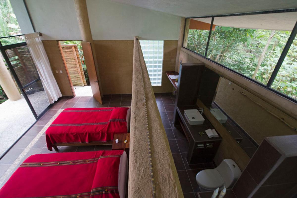 Canto De La Selva Jungle Lodge Selva Lacandona Chiapas Galaxia Eksteriør bilde