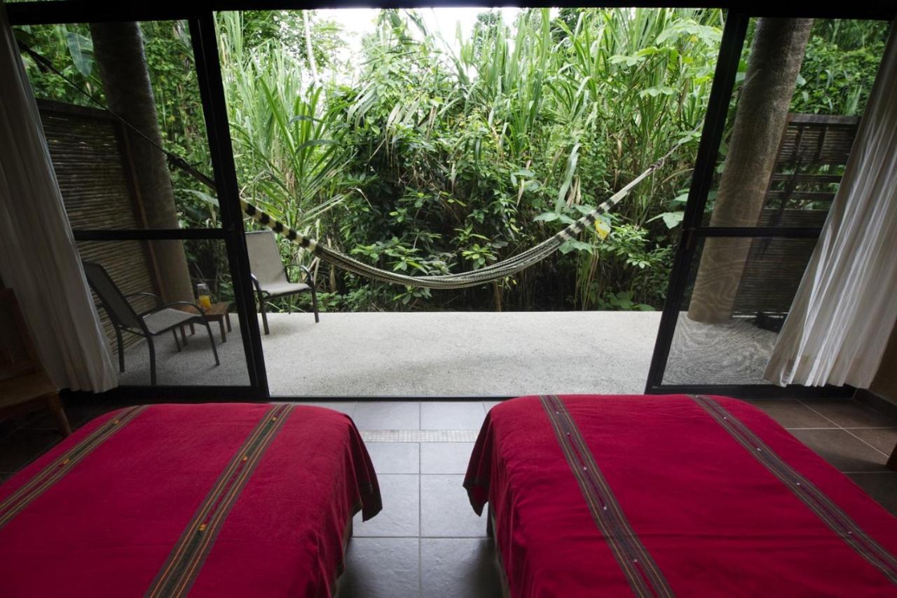 Canto De La Selva Jungle Lodge Selva Lacandona Chiapas Galaxia Eksteriør bilde